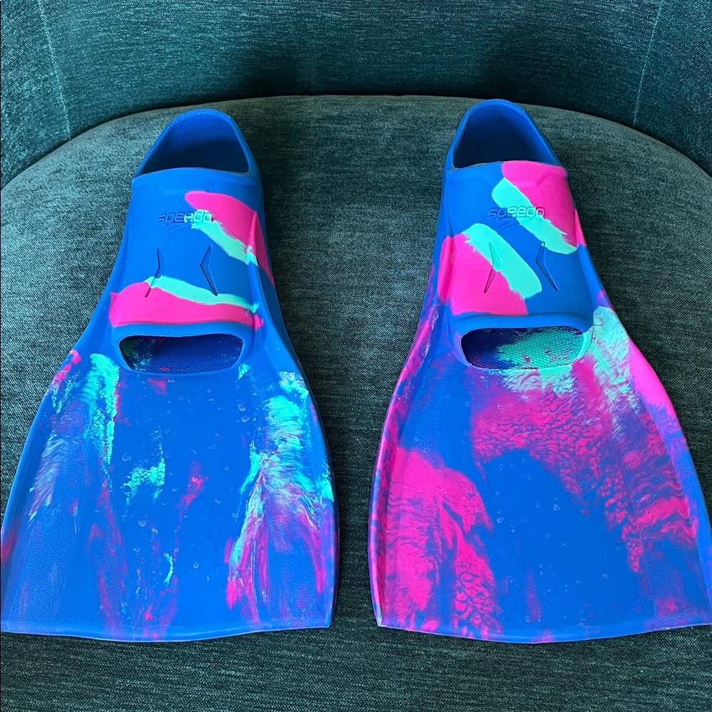 Speedo Multicolor Long Blade Swim Fins